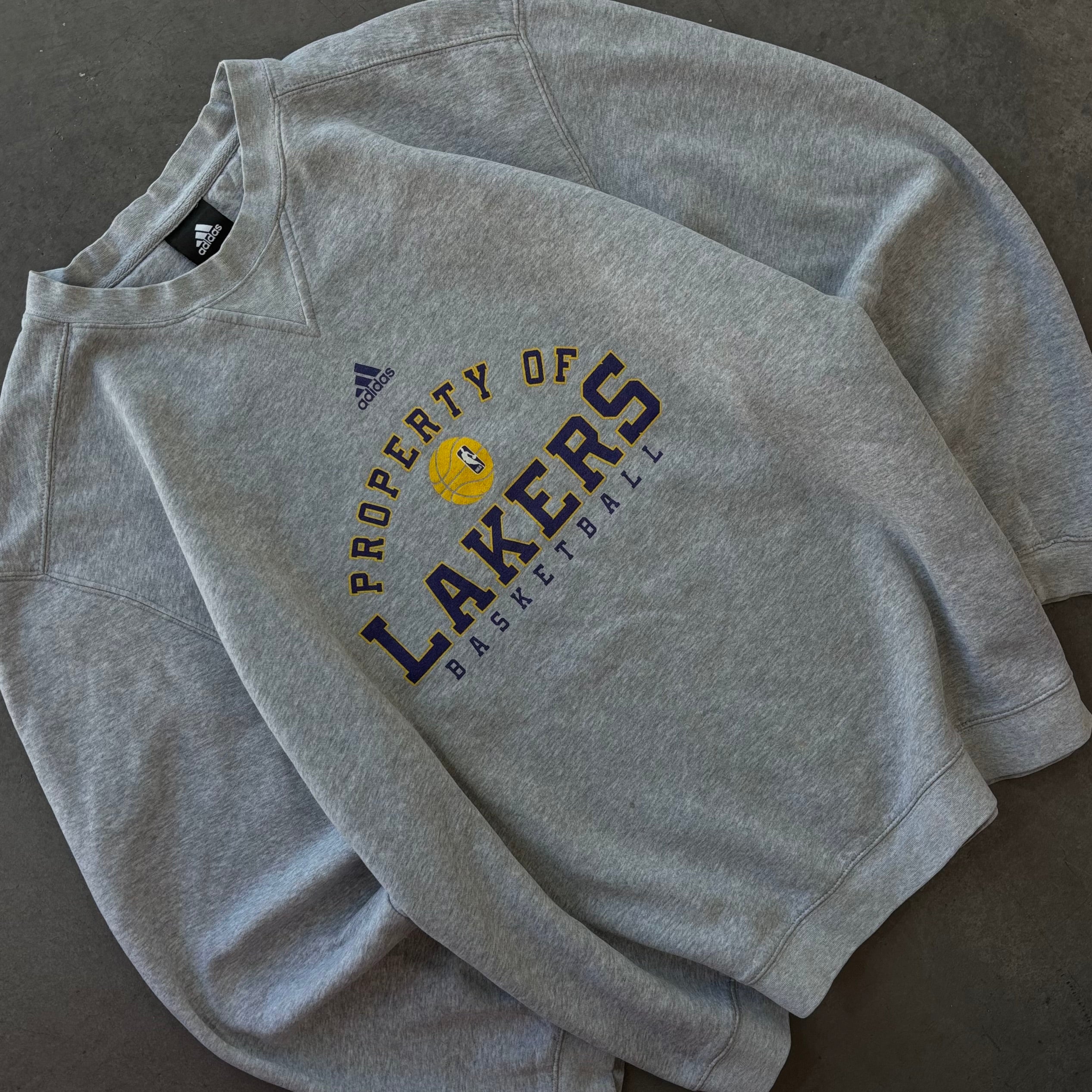 ADIDAS LAKERS CREWNECK